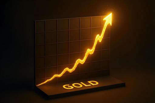 金相場の高騰の写真