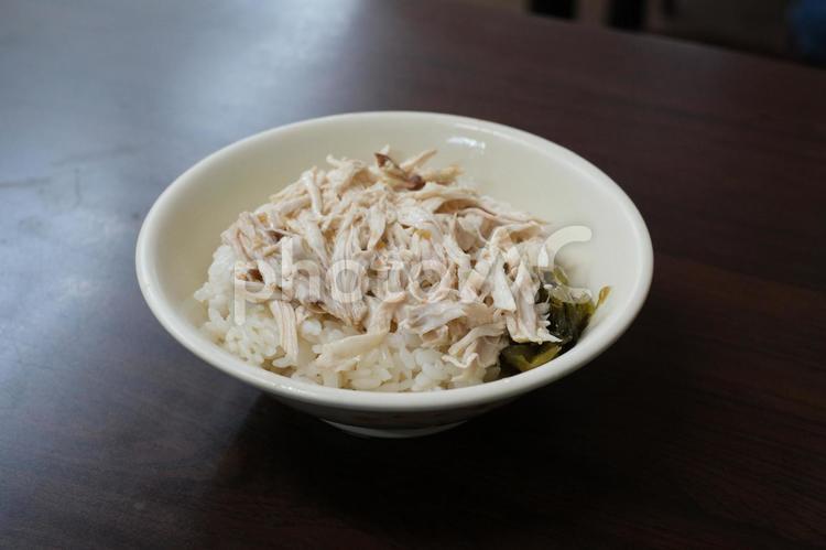 冠鼎鶏肉飯の鶏肉飯 冠鼎鶏肉飯,鶏肉飯,ジーローファンの写真素材