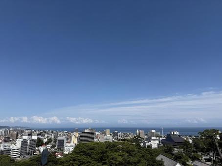小田原の街 小田原の街 街,海,空の写真素材