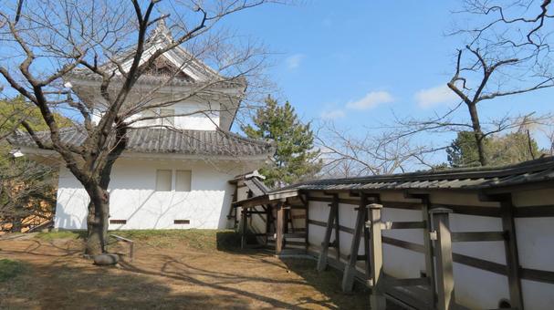 土浦城　本丸　東櫓 土浦城,亀城,東櫓の写真素材