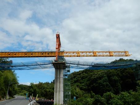 【工事写真】道路建設現場 【工事写真】道路建設現場 道路,橋梁,架設の写真素材