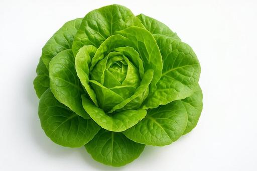 新鮮でみずみずしい緑のレタス・葉物野菜 新鮮でみずみずしい緑のレタス・葉物野菜の写真
