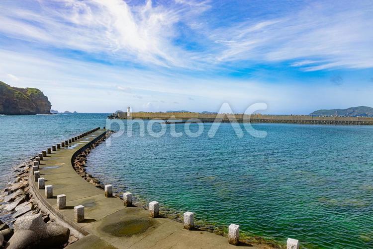 小笠原諸島　母島の風景　 小笠原諸島,海,海景の写真素材