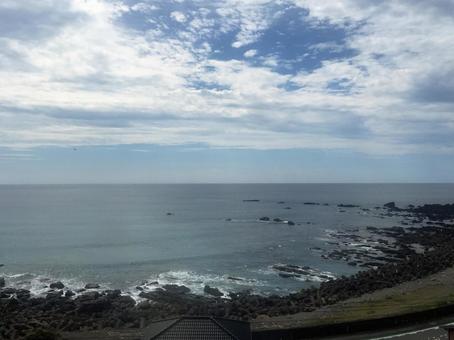 空と海の風景 空と海の風景の写真