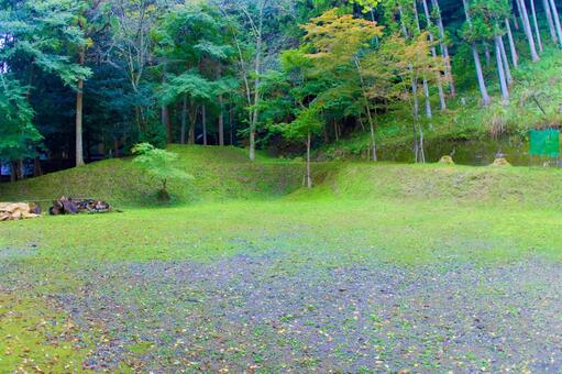[三重県]津市美杉町の多気北畠氏城館跡 多気,北畠,城館の写真素材