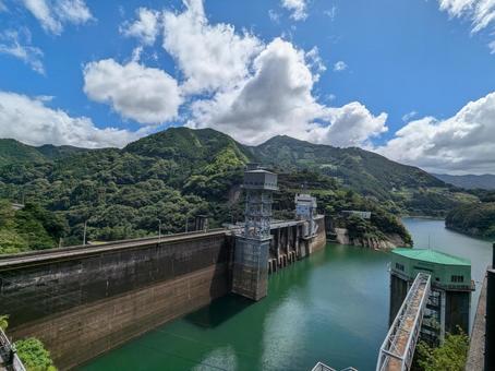 大渡ダムの上流側 大渡ダムの上流側 大渡ダム,ダム,治水の写真素材