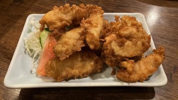 大分別府のとり天 とり天,天ぷら,大分の写真素材