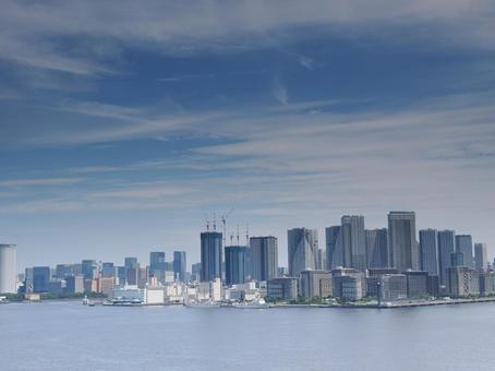 Photo, bay area, sea, building group, 