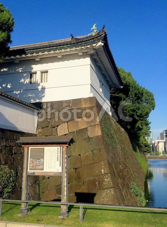 東京風景・桜田門 桜田門,江戸城,東京都の写真素材