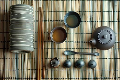 和風の茶器セット 和風の茶器セットの写真