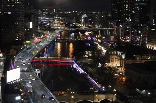 Osaka night view, JPG Osaka night view, JPG