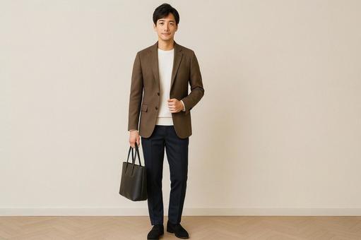 オフィスカジュアル男性 オフィスカジュアル男性の写真