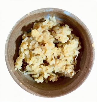 炊き込みご飯 炊き込みご飯,かしわご飯,ご飯の写真素材