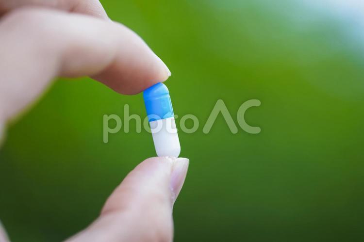 薬・医療・研究 くすり,アップ,カプセルの写真素材