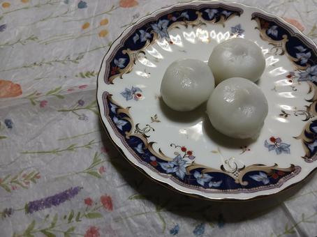 あんこの白玉だんご あんこの白玉だんご だんご,白玉,お団子の写真素材