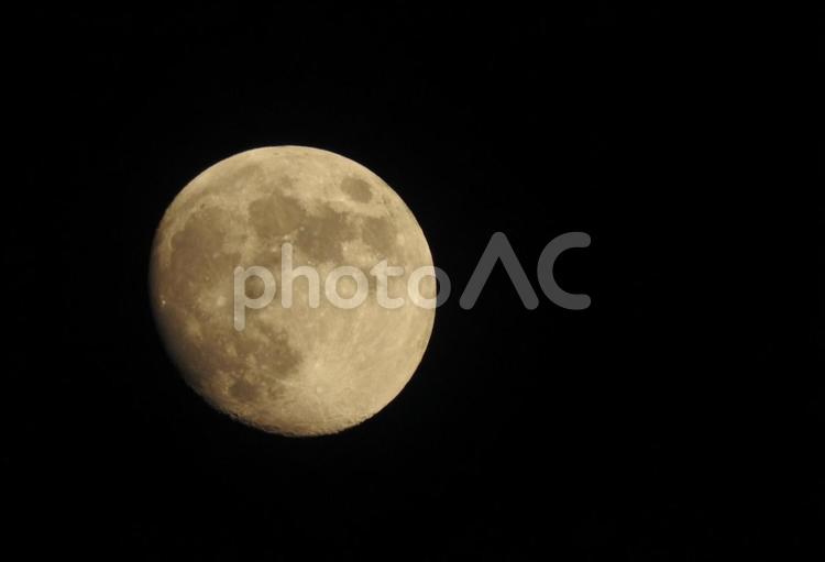 夜空のお月様 お月様,月夜,月空の写真素材