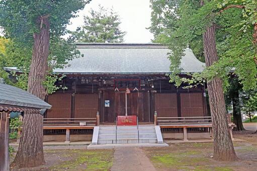 久米川熊野神社（東村山） 伊邪那岐神,伊邪那美神,天照大神の写真素材