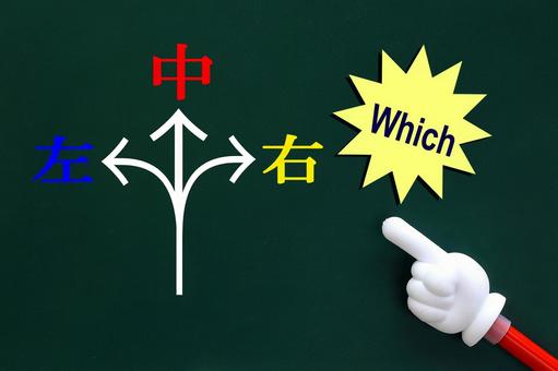 あなたの考え方はどっちですか。 あなたの考え方はどっちですか。の写真