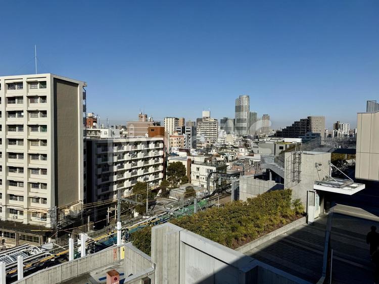 上から見た墨田区の街並み　押上 展望台,押上,発展の写真素材