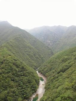 徳島県-祖谷渓-ひの字渓谷 祖谷渓,ひの字渓谷,渓谷の写真素材