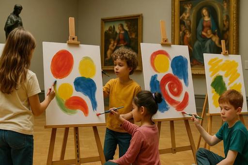 子供たちの絵画教室 子供たちの絵画教室の写真