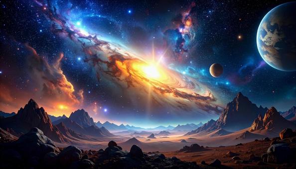 幻想的な宇宙 幻想的な宇宙の写真