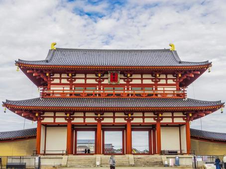 【奈良県】平城宮・朱雀門 朱雀門,平城宮跡,奈良の写真素材