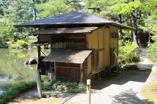 新潟県新発田市清水園、国指定名勝、夕佳亭 新潟県新発田市清水園、国指定名勝、夕佳亭 新潟県,新発田市,清水園の写真素材
