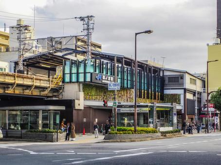 【大阪府】大阪市・JR森ノ宮駅 森ノ宮駅,jr森ノ宮駅,環状線の写真素材