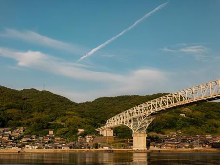 早瀬大橋 早瀬大橋,江田島,音戸の写真素材