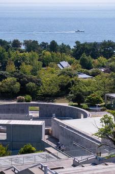 ［兵庫県淡路市］淡路夢舞台 淡路夢舞台,淡路島,兵庫県の写真素材