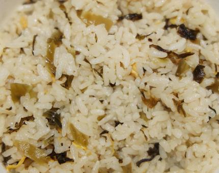 高菜チャーハン チャーハン,米,食品の写真素材