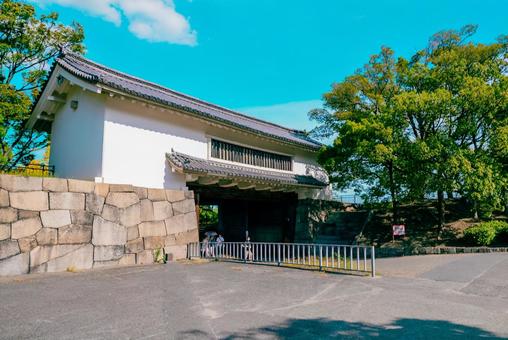 【大阪】大阪城公園の雰囲気 大阪城公園,大阪,公園の写真素材