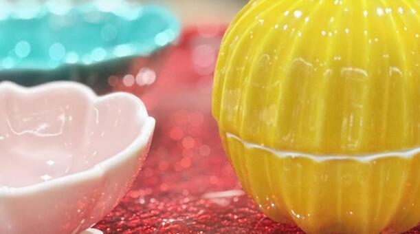 お正月の準備、かわいい小皿 小皿,器,皿の写真素材