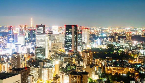 きらびやかな夜景 きらびやかな夜景の写真