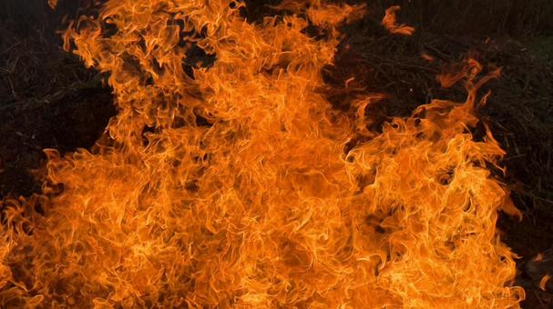 燃える炎 火事　テクスチャー 燃える,焚き火,火の写真素材