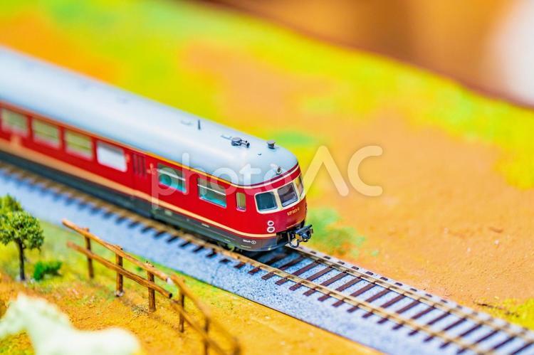 ミニチュア列車のイメージ ミニチュア,列車,模型の写真素材