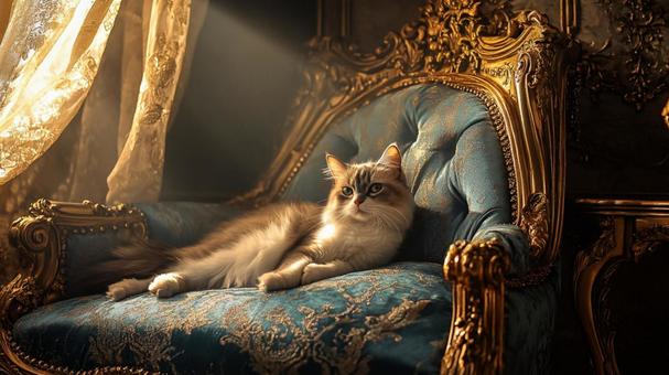 優雅な猫の午後の写真