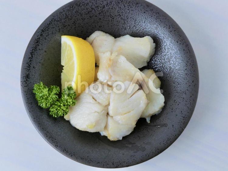 酒のあてのイメージ　鱈のムニエル 鱈,魚,ムニエルの写真素材