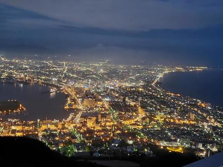 函館山の夜景 夜景,函館,函館山の写真素材