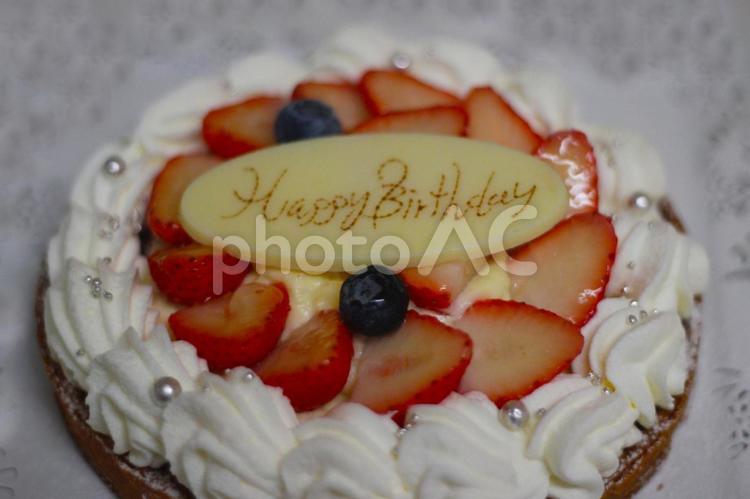 バースデーケーキ ケーキ,バースデー,バースデーケーキの写真素材