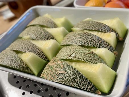 メロン フルーツ,果物,メロンの写真素材
