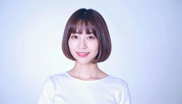 ヘアスタイルモデルの写真