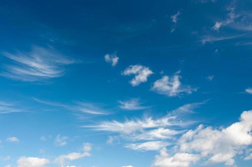 秋の空6 秋,秋空,爽やかな青空の写真素材