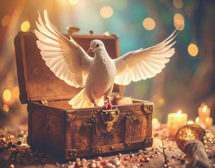 鳩とトランクの魔法 鳩とトランクの魔法の写真