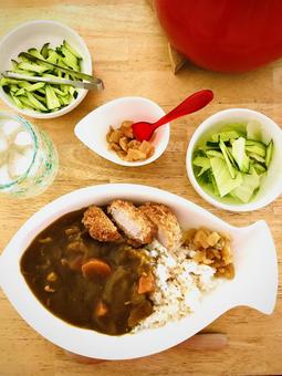 Delicious homemade pork cutlet curry (top), JPG Delicious homemade pork cutlet curry (top), JPG