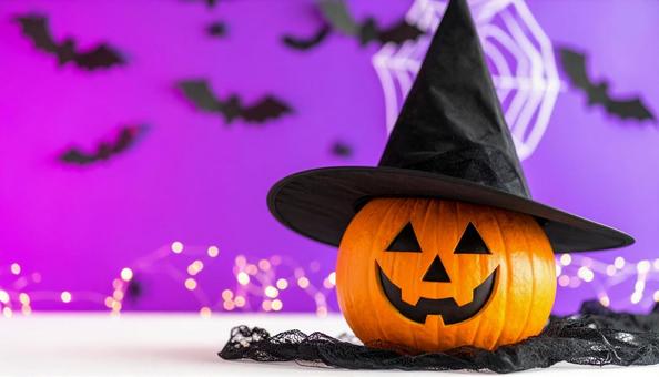 ハロウィンの背景素材 ハロウィンの背景素材の写真