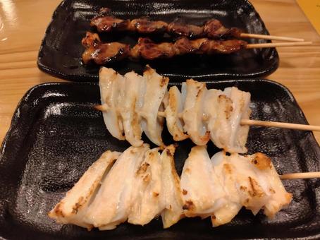 ヤゲンとハート ヤゲンとハート 鳥貴族,串,鶏肉の写真素材