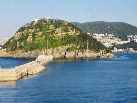 釜山を海から 釜山を海から 釜山,韓国,海の写真素材