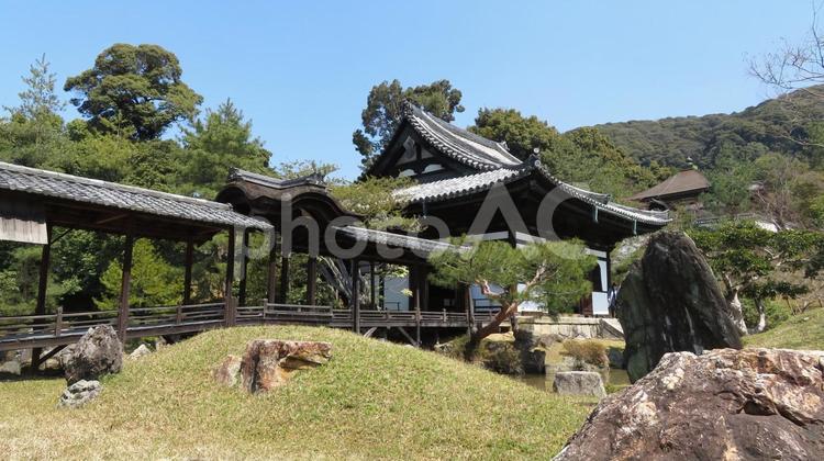 高台寺　観月台と開山堂 高台寺,臨済宗,鷲峰山の写真素材